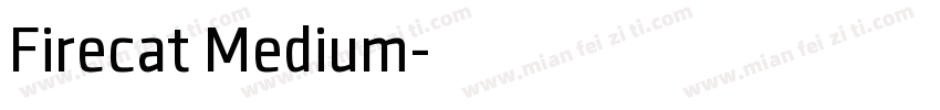 Firecat Medium字体转换